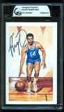 Oscar Robertson Autographed Postcard (Milwaukee Bucks)